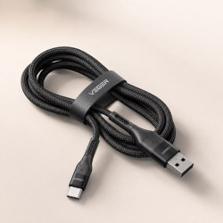 Kabel USB-A do USB-C PD 100W 5A 1,2 m czarny