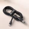 Kabel USB-A do USB-C PD 100W 5A 1,2 m czarny