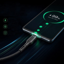 Kabel USB-A do USB-C PD 100W 5A 1,2 m czarny