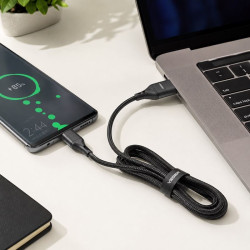 Kabel USB-A do USB-C PD 100W 5A 1,2 m czarny