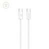 Kabel PD Power Delivery USB-C - USB-C 60W 3A CC15 2m przewód wspierający szybkie ładowanie biały
