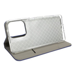 Etui Smart Magnet na telefon motorola moto g75 5G granatowe