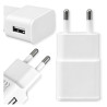 Ładowarka sieciowa USB 5V 2A biała kostka do telefonu