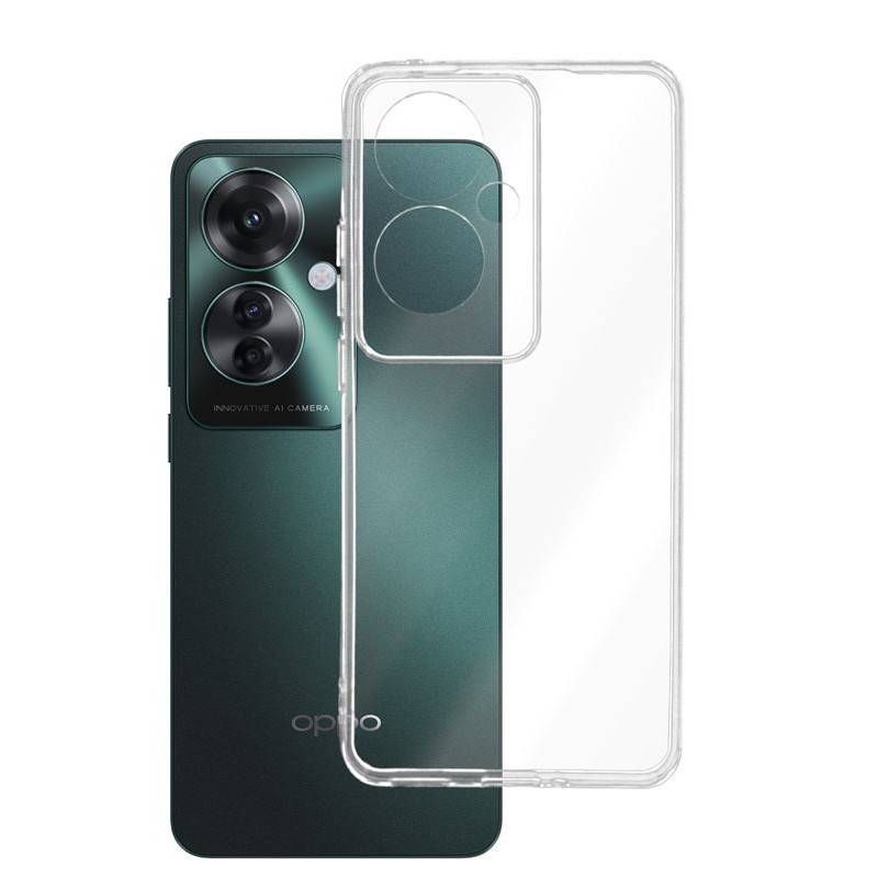 Etui Jelly Case na telefon OPPO Reno 11F bezbarwne 1.2 mm