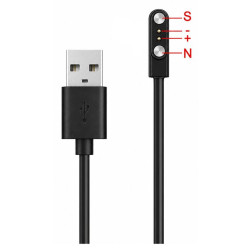 Ładowarka magnetyczna do smartwatch 2 PIN 2,5mm N+/S-