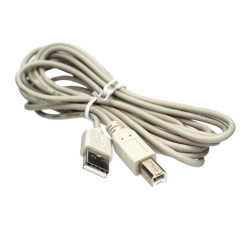 Kabel USB-A - USB-B 3m szary - długi do drukarki