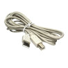 Kabel USB-A - USB-B 3m szary - długi do drukarki