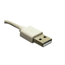Kabel USB-A - USB-B 3m szary - długi do drukarki