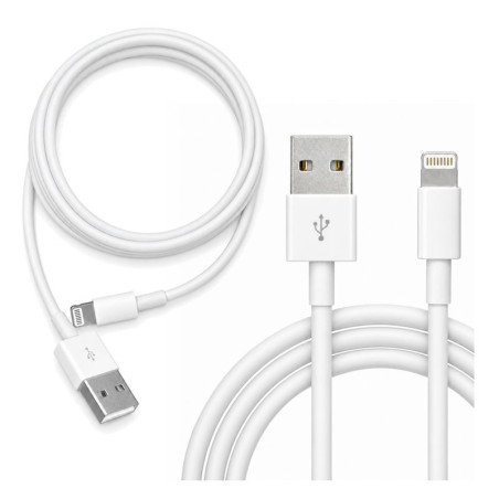 Kabel USB-A Lightning 2m biały do iPhone i iPad