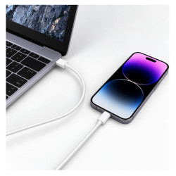 Kabel USB-A Lightning 2m biały do iPhone i iPad