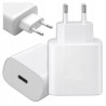 Ładowarka sieciowa USB Typ C USB-C PD Power Delivery QC 3.0 3,3A 18W SZYBKA biała