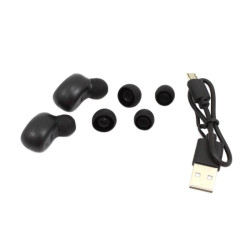 Słuchawki bluetooth bezprzewodowe F9+-5c czarne