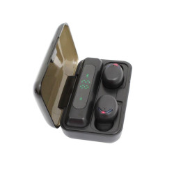 Słuchawki bluetooth bezprzewodowe F9+-5c czarne