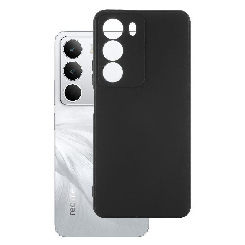 Etui Jelly Case na telefon Realme C71 4G / P3 Lite 4G czarne matowe