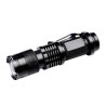 Latarka LED UV fiolet szperacz do szukania bursztyn mocz aluminiowa czarna z uchwytem
