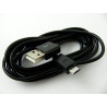 Kabel USB-A micro USB 2m czarny tylko do ładowania