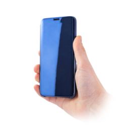 Flip Clear VIEW do Samsung A20s A207 granatowy