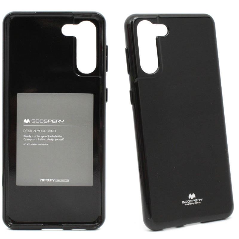 Etui Futerał Mercury JELLY do telefonu Samsung S21 Plus czarny