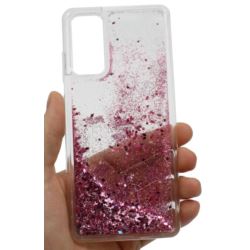 Etui Liquid / Water Case do telefonu Samsung Galaxy S21 FE 5G różowe
