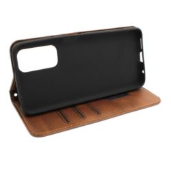 Etui Smart Lichi do telefonu Xiaomi Redmi Note 11S 4G brązowe