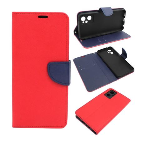 Etui Fancy Diary do telefonu Realme 9i 5G / Oppo A96 A36 4G czerwone