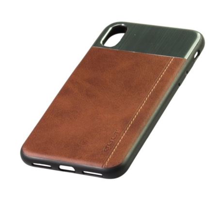 QULT SLATE Case iPhone X / 10 A1865 A1901 brązowy