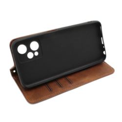 Etui Smart Lichi do telefonu Realme 9 5G RMX3388 / 9 Pro RMX3472 RMX3471 brązowe