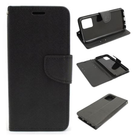 Etui Fancy Diary na telefon Vivo Y01 V2118 / Y15A / Y15S czarne