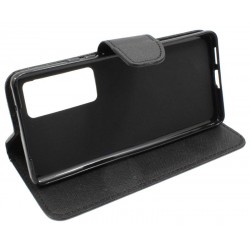 Etui Fancy Diary na telefon Vivo X60 Pro V2047A czarne