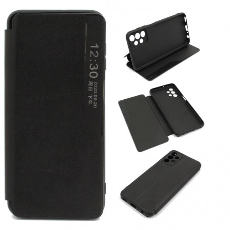 Etui Flip Leather VIEW na telefon Samsung Galaxy A23 4G / 5G czarne