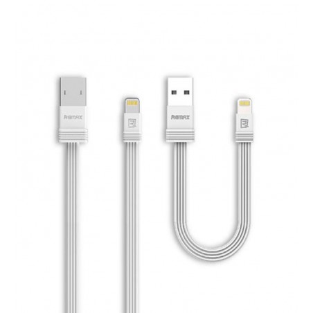 Kabel PC Remax TENGY 2 x Lightning - USB 1m / 16cm przewód biały