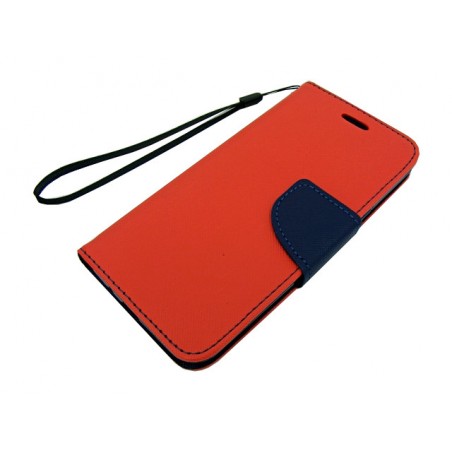 Etui Fancy Diary na telefon WIKO Jerry / Lenny 3 czerwone