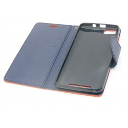 Etui Fancy Diary na telefon WIKO Jerry / Lenny 3 czerwone