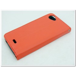 Etui Fancy Diary na telefon WIKO Rainbow Jam czerwone