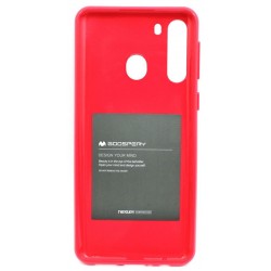 Etui Futerał Mercury JELLY na telefon Samsung Galaxy A21 A215 różowe