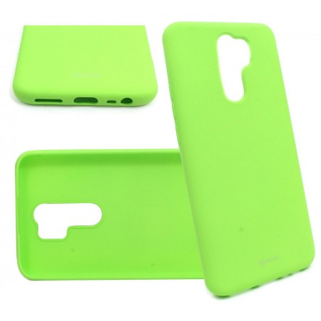 Etui Roar Colorful Jelly Case na telefon Xiaomi Redmi 9 limonkowe