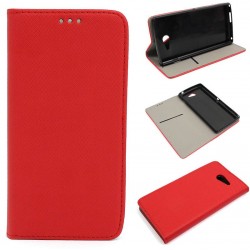 Etui Smart Magnet na telefon Sony Xperia M2 D2303 czerwone