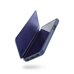 Etui Flip Clear VIEW na telefon OPPO Reno 4 Pro 5G CPH2089 granatowe