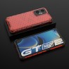 ETUI PANCERNE HONEYCOMB na telefon Realme GT NEO 3T 5G / GT NEO 2 / GT 2 5G / GT Neo 2S czerwone