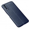Etui Leather na telefon Vivo Y11s Y20s Y12s Y20i Y30 granatowe