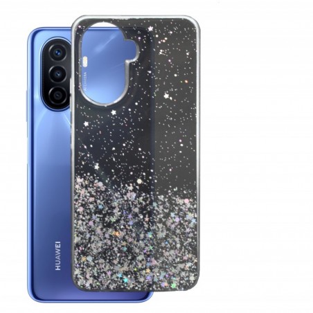 Etui GLITTER Case na telefon OPPO A57s / A57 4G 5G / A57e / A77 5G czarne