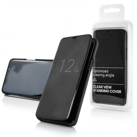 Etui Flip Clear VIEW na telefon OPPO A52 CPH2069 / A72 CPH2067 czarne