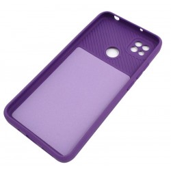 Etui SILICONE LENS na telefon Xiaomi Redmi 10A fioletowe