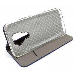 Etui Smart Magnet na telefon Huawei Mate 30 Lite MAR-LX1 granatowe