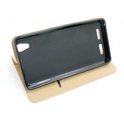 Etui Smart Magnet na telefon Lenovo K10 K10e70 złoty