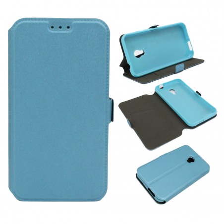 Etui BOOK POCKET na telefon Alcatel Pixi 4 5045 niebieskie