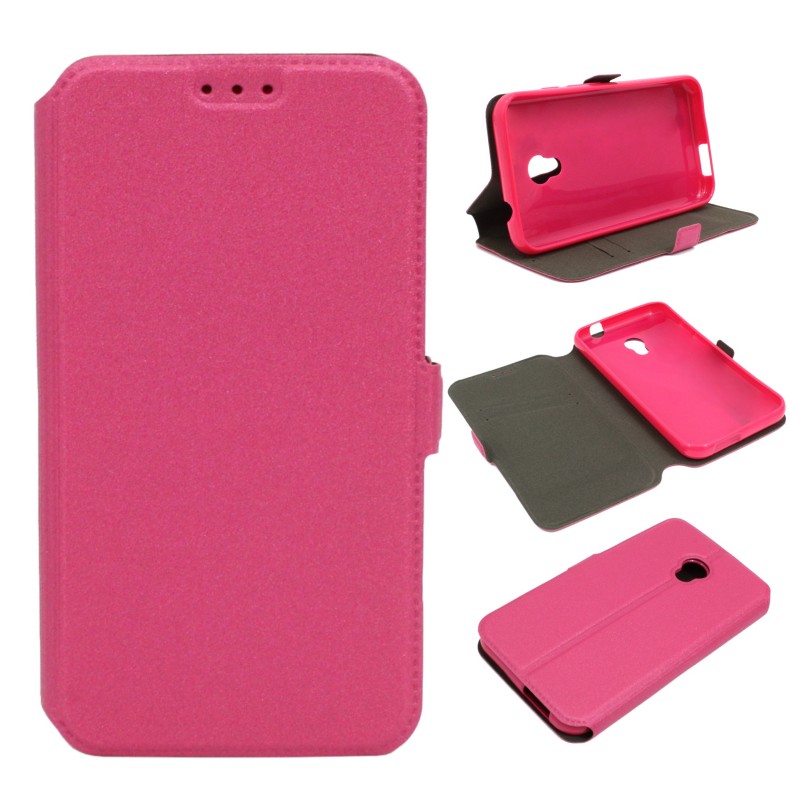 Etui BOOK POCKET na telefon Alcatel Pixi 4 5045 różowe