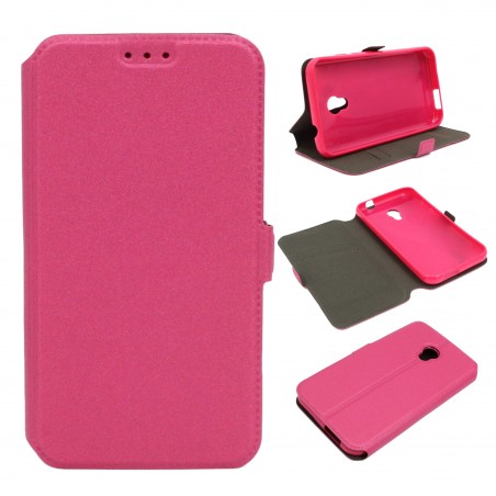 Etui BOOK POCKET na telefon Alcatel Pixi 4 5045 różowe