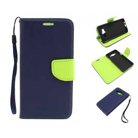 Etui Fancy Diary na telefon Samsung Galaxy A5 A500 granatowe